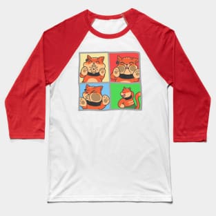 Nin Nin's Silly Face Baseball T-Shirt